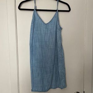 Short jean dress